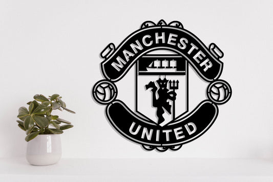 Manchester United FC Batch Shield Metal Laser Cut files