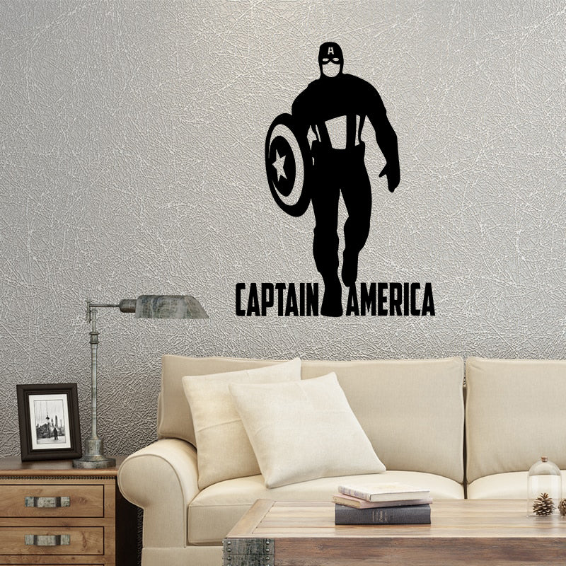 Marvel Captain America Metal Laser Cut files svg dxf ai png jpg eps pdf