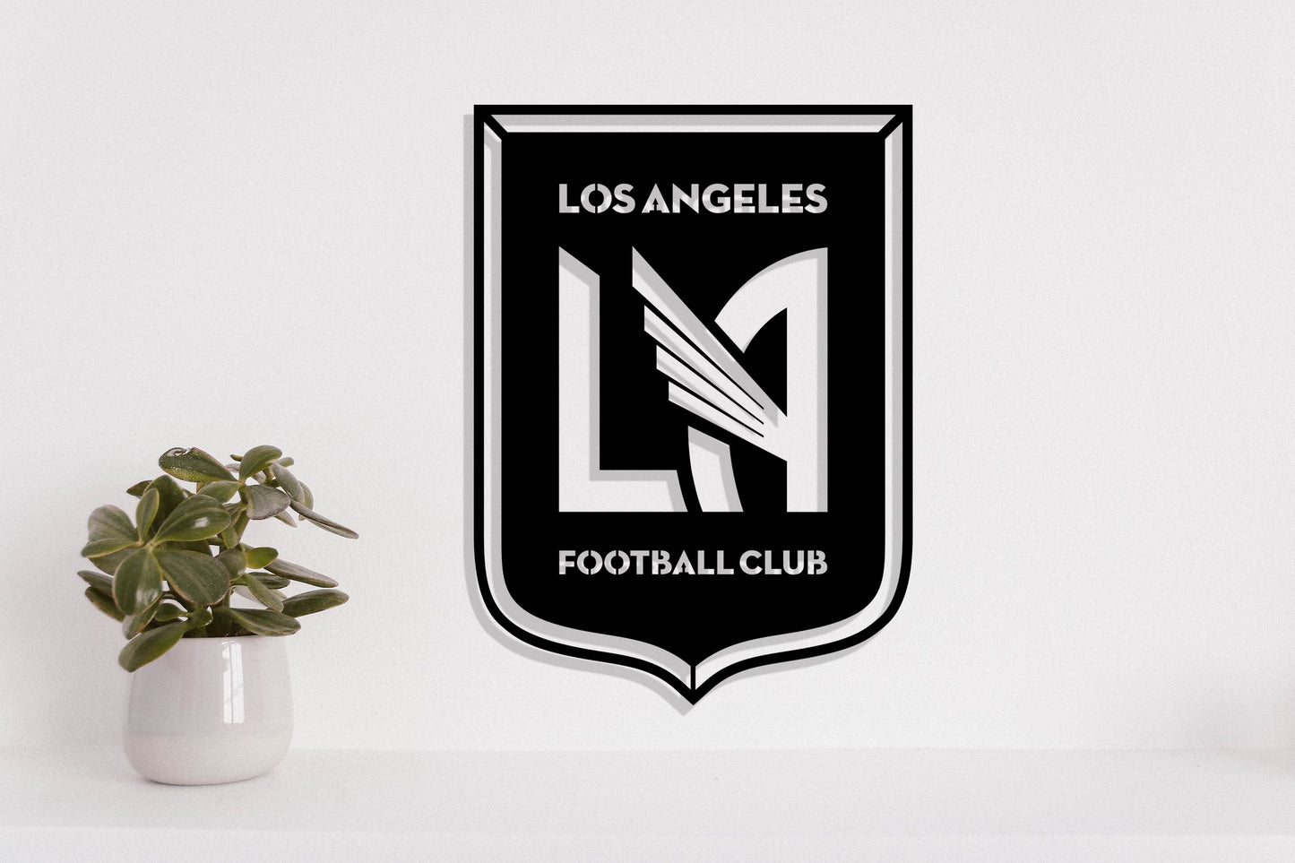 Los Angeles FC Batch Shield Metal Laser Cut files