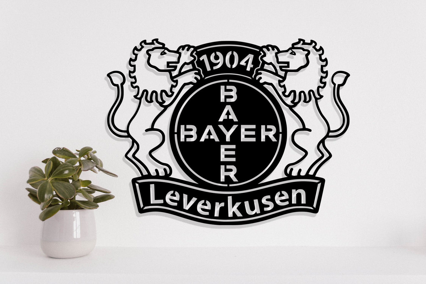 Bayer Leverkusen FC Batch Shield Metal Laser Cut files