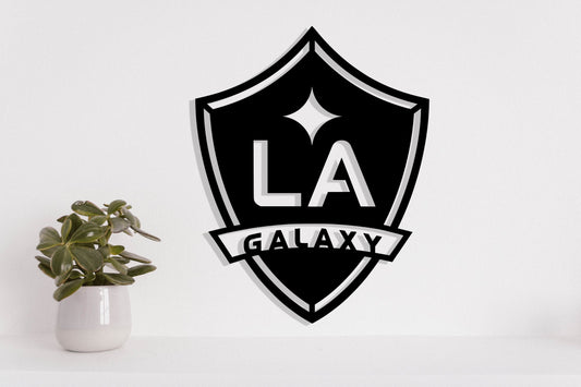 LA Galaxy FC Batch Shield Metal Laser Cut files