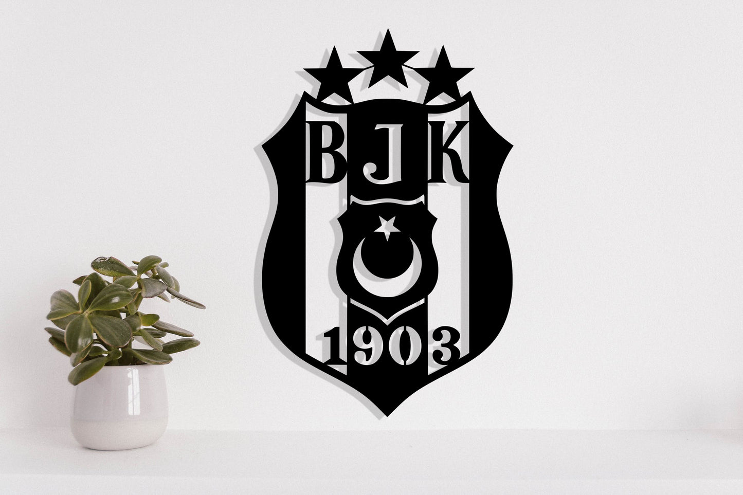 Besiktas FC Batch Shield Metal Laser Cut files