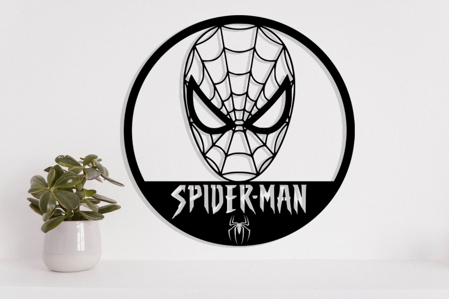 Marvel Spiderman Metal Laser Cut file svg dxf ai png jpg eps pdf