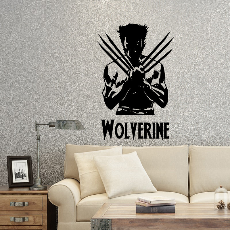 Marvel Wolverine Metal Laser Cut files svg dxf ai png jpg eps pdf