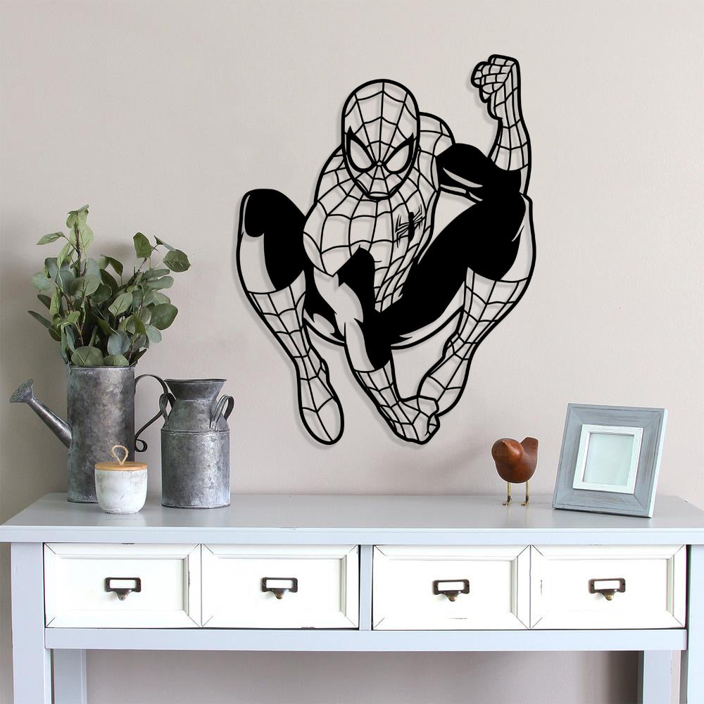 Marvel super hero Spiderman Metal Laser Cut files svg dxf ai png jpg eps pdf