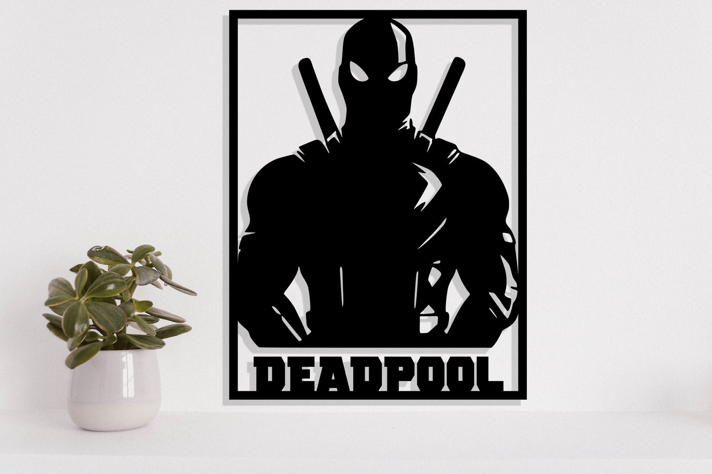 Deadpool Movie Metal Laser Cut file