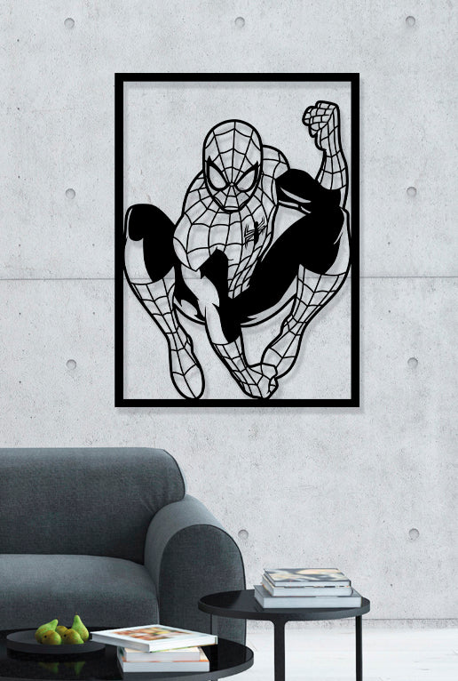 Marvel super hero Spiderman Metal Laser Cut files svg dxf ai png jpg eps pdf