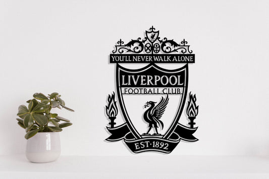 Liverpool FC Batch Shield Metal Laser Cut files