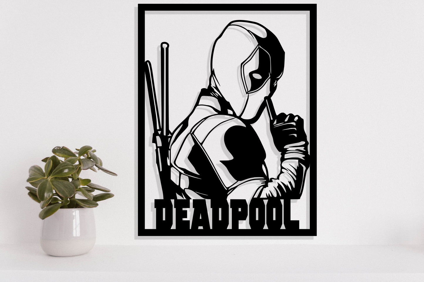 Deadpool Metal Laser Cut files