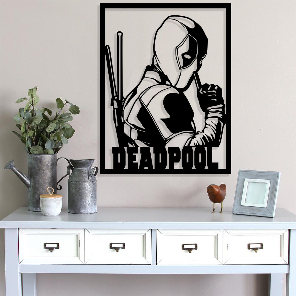 Deadpool Metal Laser Cut files