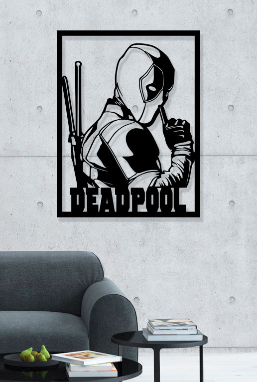 Deadpool Metal Laser Cut files