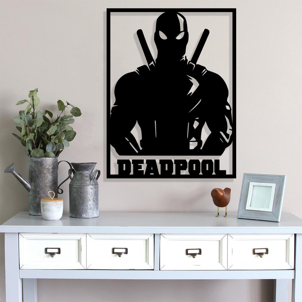 Deadpool Movie Metal Laser Cut file