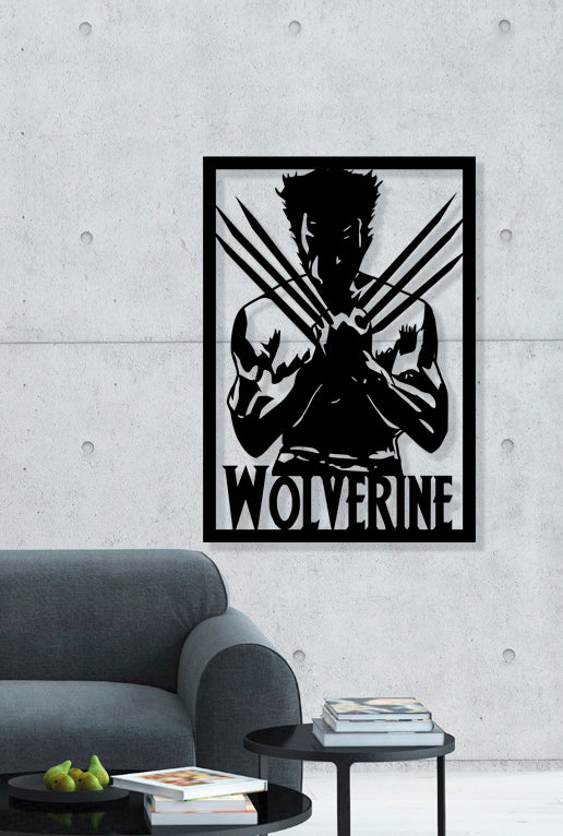 Marvel Wolverine Metal Laser Cut files svg dxf ai png jpg eps pdf