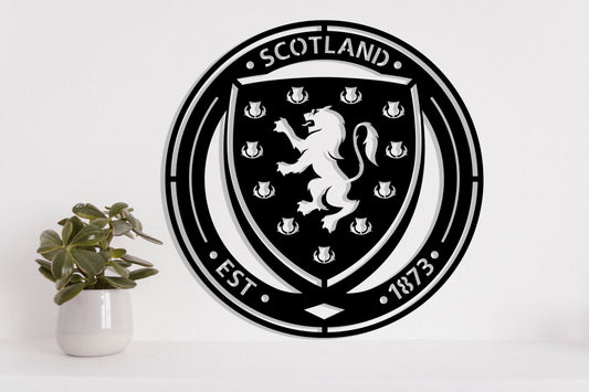 Scotland National Team Football Team Badge Shield Metal Laser Cut files