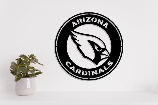 Arizona Cardinals Badge Shield Laser Cut files svg dxf ai eps png jpg pdf