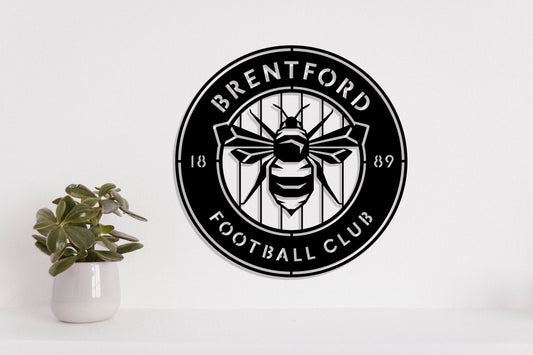 Brentford FC Badge Shield Metal Laser Cut files ai png svg dxf, jpg eps pdf