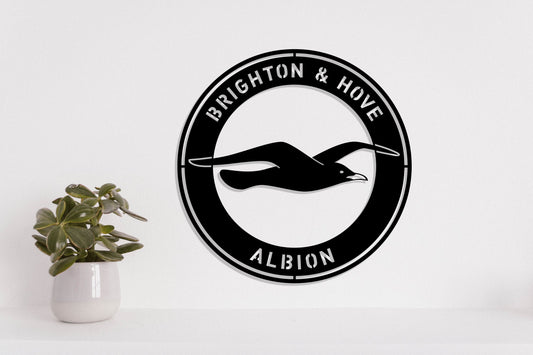 Brighton FC Badge Shield Metal Laser Cut files ai png svg dxf, jpg eps pdf