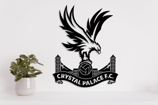 Crystal Palace FC Badge Shield Metal Laser Cut files ai png svg dxf, jpg eps pdf