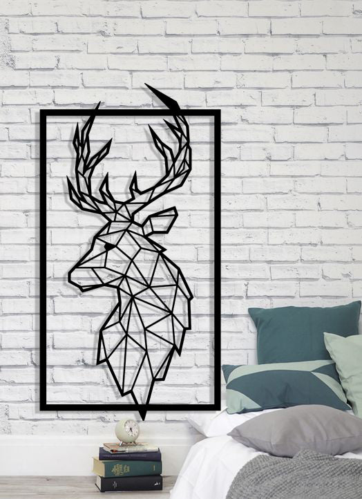 Deer Geometric Art Metal Laser Cut files