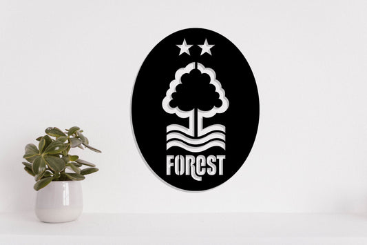 Nottingham Forest FC Badge Shield Metal Laser Cut files ai png svg dxf, jpg eps pdf