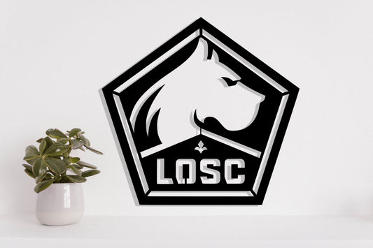 Lille FC Batch Shield Metal Laser Cut files